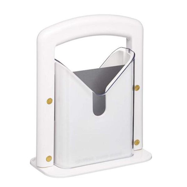 

guillotine bagel slicer safe buns muffins stainless steel breads home baking