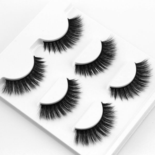 

false eyelashes mink 3d lashes thick handmade full strip cruelty luxury