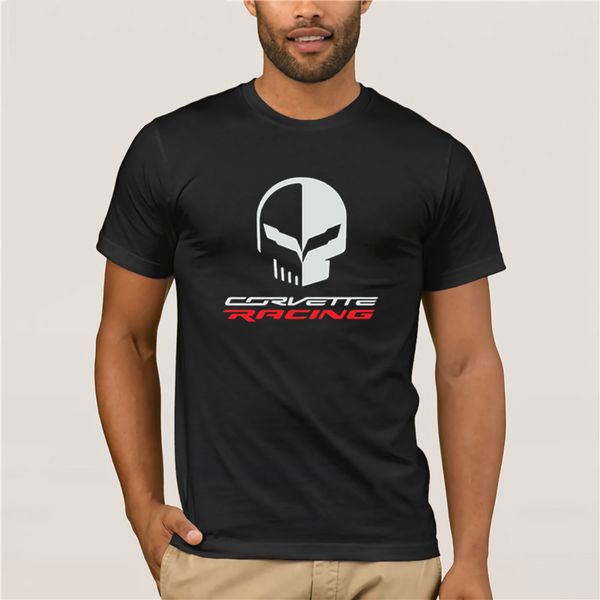 

fashion t shirt 100% cotton corvette racinger mens black op tee fashion mens short sleeve t shirt