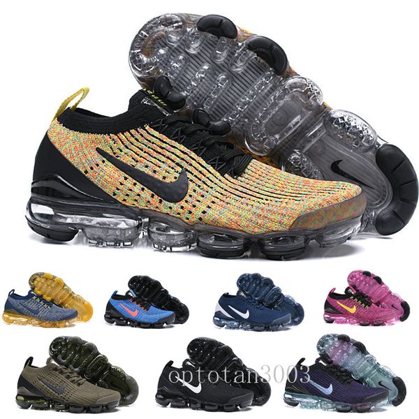 

2019 chaussures moc 2 laceless 2.0 running shoes triple black designer mens women sneakers fly white knit cushion trainers zapatos tru3