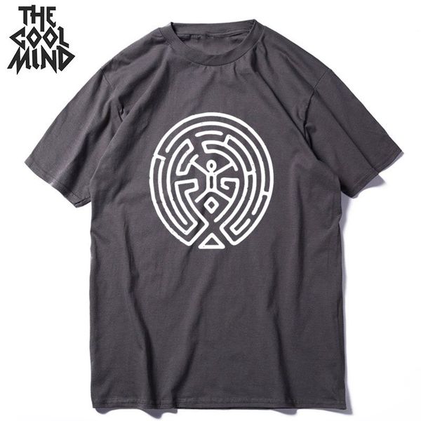 

coolmind 100% cotton summer o-neck cool print men t shirt casual loost men tee shirt short sleeve t-shirt men tee shirts