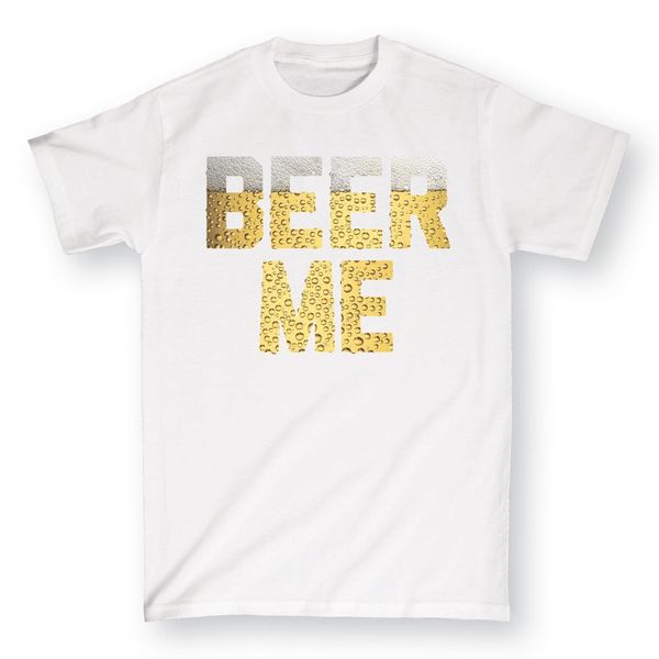 

2019 мужская мода с коротким рукавом camisetas beer me-men взрослых short sleeve tee tee