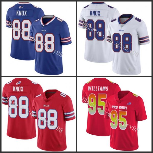 

buffalo bills white 95 kyle williams 88 dawson knoxred nfl stitched 100th season men women youthjersey, Black;red