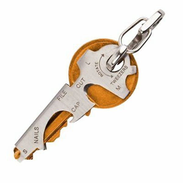 

8 в 1 multi function key holder из нержавеющей стали утилитой карманный брелок для бутылок для easy carry открытый cap открывалки zza819-1