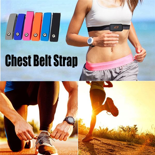 

accessories adjustable elastic sport heart rate monitor chest mount belt strap bands fitness equipment 98cm