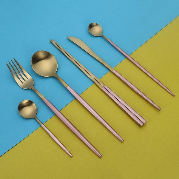 

dinner portugal tableware cutlery 304 set spoons fork stainless chopsticks gift knife steel western cutleries titanium garden2010 rnlda