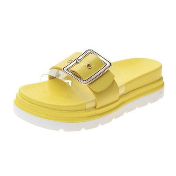 

2020 лето новый кекс дно моды диких девочек сандалии, Black