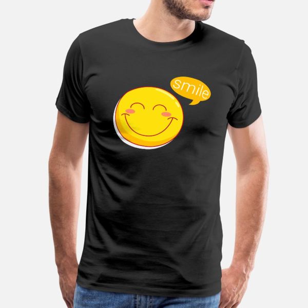 

funny smiley face t shirt men personalized tee shirt s-xxxl formal anti-wrinkle comical spring autumn family shirt