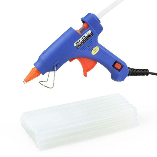 

high temp heater melt glue gun 20w repair tool heat mini gun eu us use 7mm glue sticks optional base by prostormer