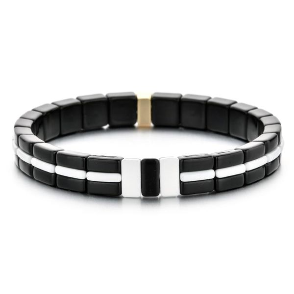 

new black candy color bangles jewelry fashion enamel bracelet bohemia for female elastic rope friendship bracelet, Golden;silver