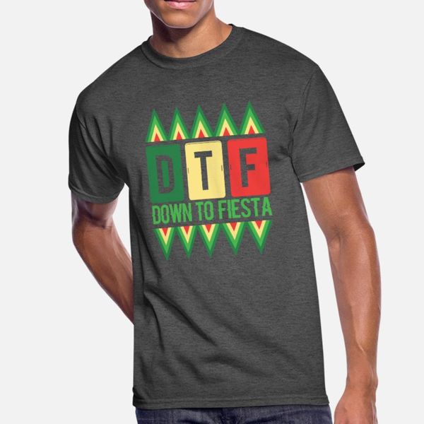 

dtf down to fiesta тенниска мужчины пользовательские 100% хлопок crew neck outfit graphic вскользь лето kawaii рубашка
