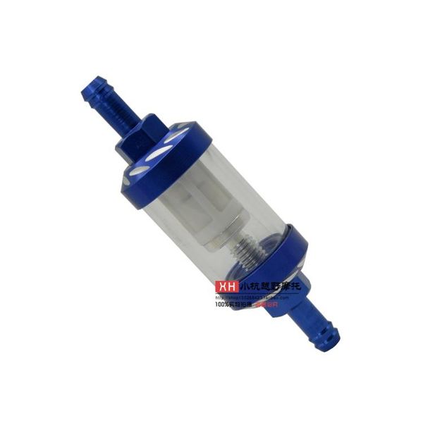 

cnc universal gas fuel filters scooter go kart 92mm mm oil filter dirt/pit bike motorcycle motocross atv quad aluminum alloy