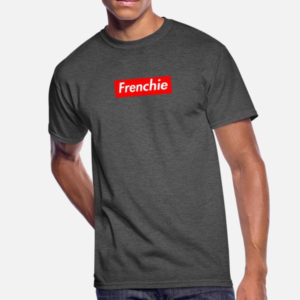 

frenchie тенниски мужчина персонализированной футболочку плюс размер 3xl лето письма fit юмор стиль trend рубашки