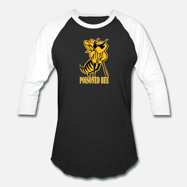 

poisoned bee t shirt men custom tee shirt round neck basic solid cute new fashion spring autumn pattern shirt