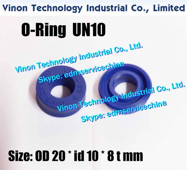 Küçük bir delik için erozyon O-ring / yağ contası UN10 UN8 UN6.3 Ø20xØ10x8mm, Ø16xØ8x8mm, Ø16xØ6.3x8mm (her biri 10 adet / torba) EDM Makinesi Delici