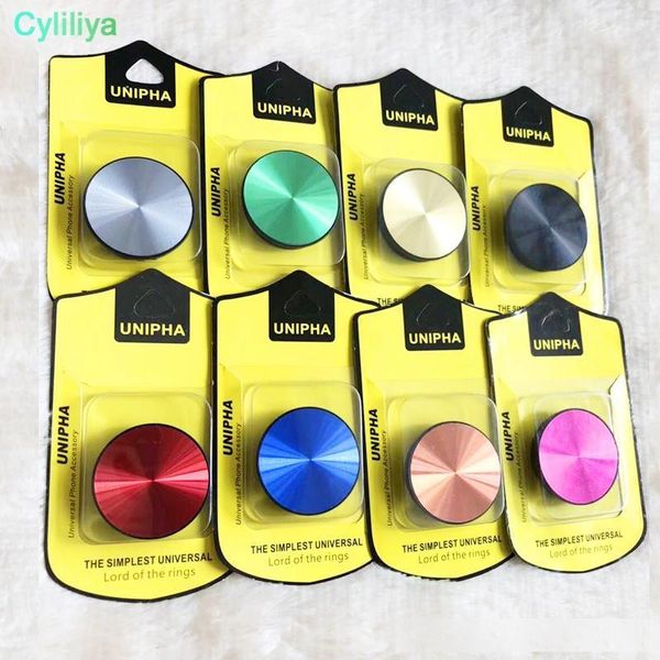 

cgjxs 2018 universal cell phone holder with blue package real 3m glue expandable grip stand 360 degree finger holder flexible