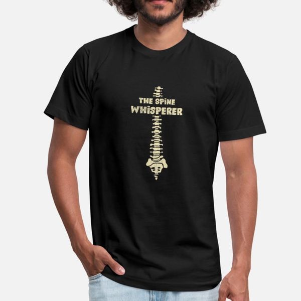 

the spine whisperer chiropractic osteopathic gift t shirt men print cotton round neck male sunlight comical summer style formal shirt