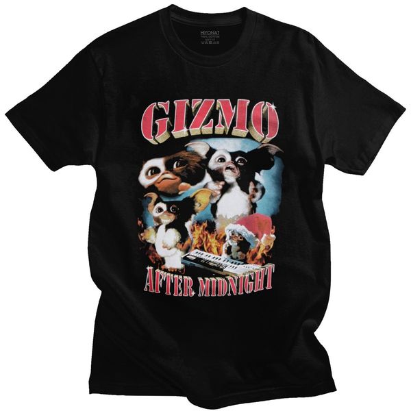 

gremlin 84 t-shirts men gremlins gizmo shirt mogwai monster retro sci fi vintage cotton tee short sleeve 80s movie tshirt