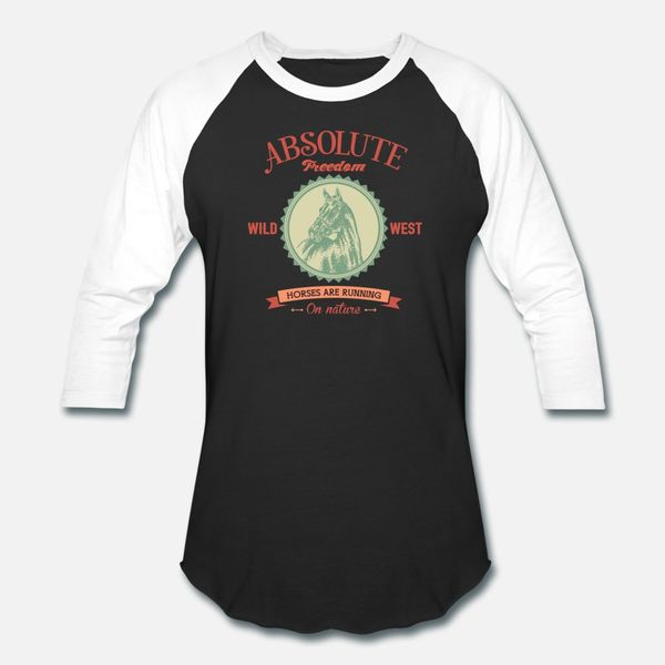 

horse absolute om wild west t shirt men print tee shirt s-3xl fit cute comical summer novelty shirt