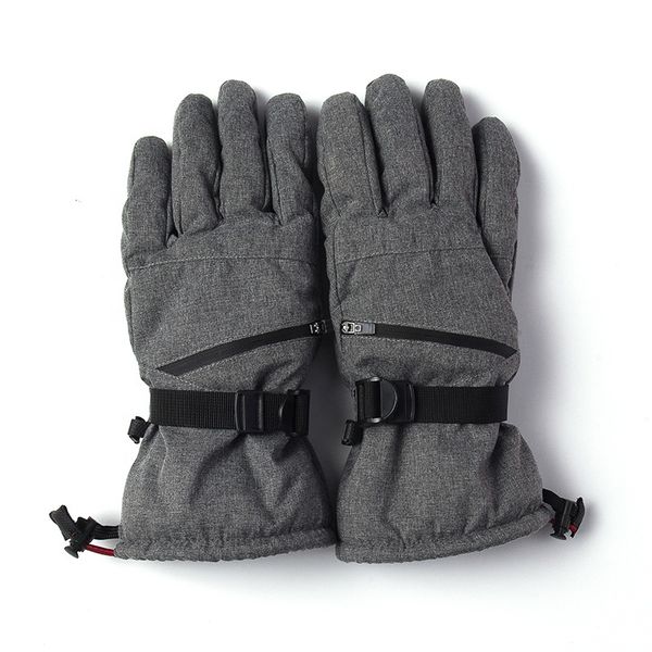 

winter warm waterproof windproof snowboarding ski snow gloves, Blue;gray