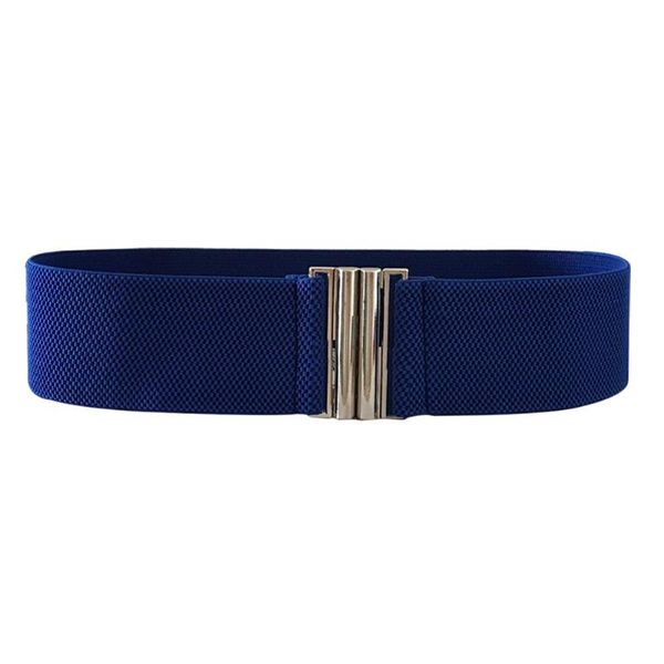 

metal accessories elastic waist stretch ladies fashion korean style durable soft women belt waistband trimmer buckle solid, Black;brown
