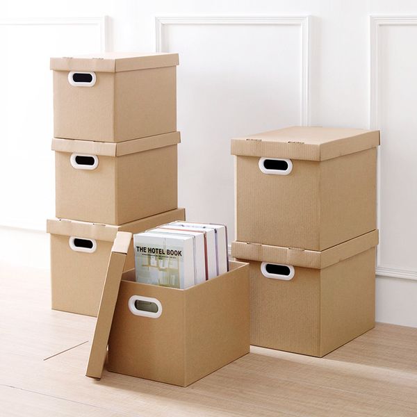 

storage bottles & jars home paper folding casket large covered file box, book, clothing laundry home, paper, la