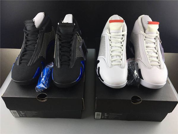 

super x 14 collection men basketball shoes black varsity royal-chrome sports sneakers 14s white university red men designer shoes with box
