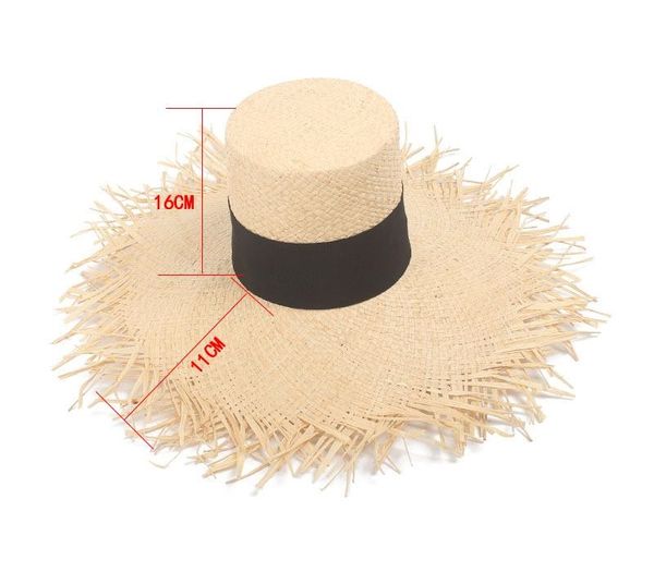

2019 women s summer straw hat fedoras sombrero mujer panama high hat beach vintage cylinder fashionable brimmed02, Blue;gray