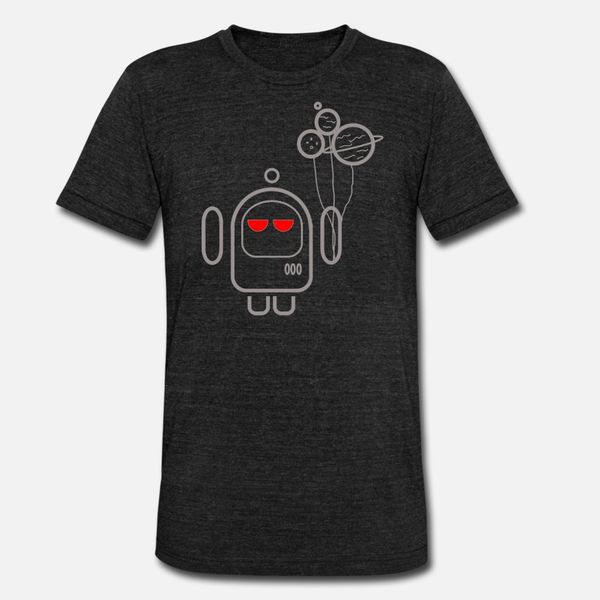 

astro robot t shirt men printing tee shirt round collar unique fit new fashion spring natural shirt