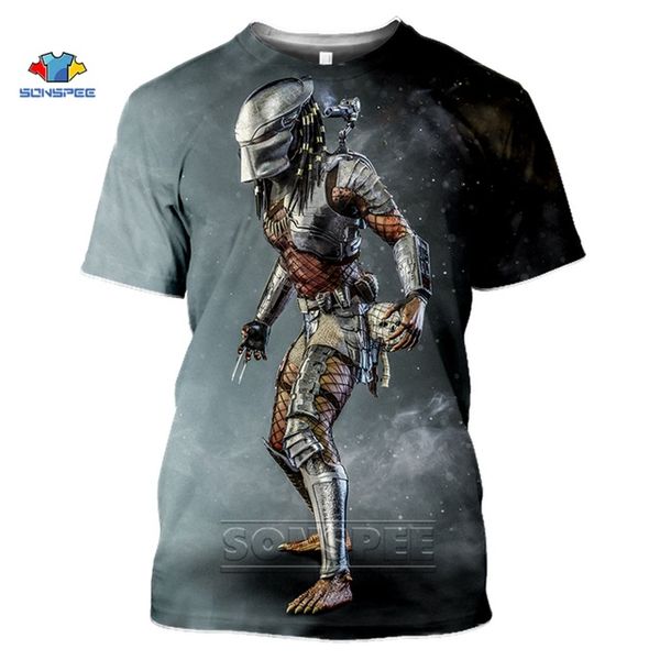 

the predator movie pullover 3d print shirts plus size aesthetic anime men clothing