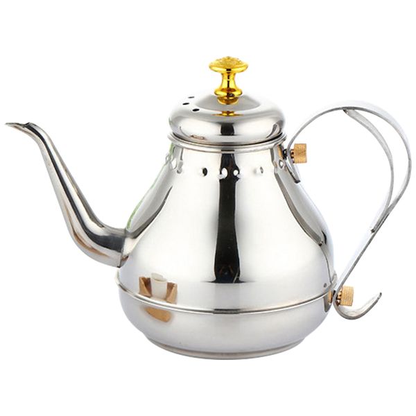 

teapot filter stainless steel small outlet coffee pot home office palace party