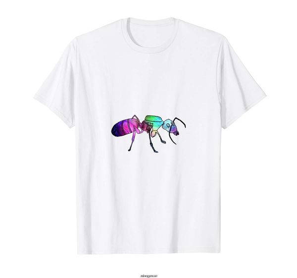 

ant colorful design by hand insects tee shirt new summer fashion t shirts