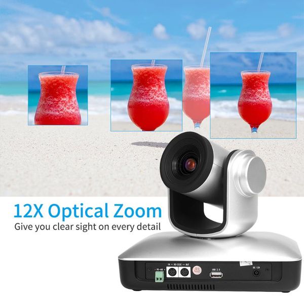 

aibecy full hd 1080p video conference cam 12x optical zoom auto focus usb2.0 ptz camera with remote control for business