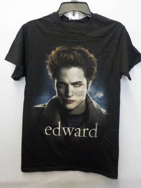 

mens сумерки сага эдуард черный графика tshirt new # 13148v