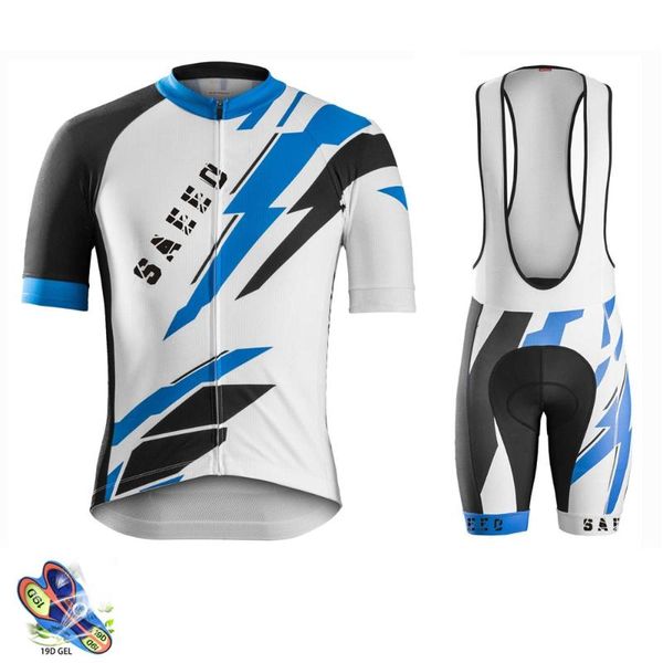 

racing sets cycling jersey 2021 summer breathable quick-dry clothing mtb bike clothes ropa ciclismo triathlon, Black;blue