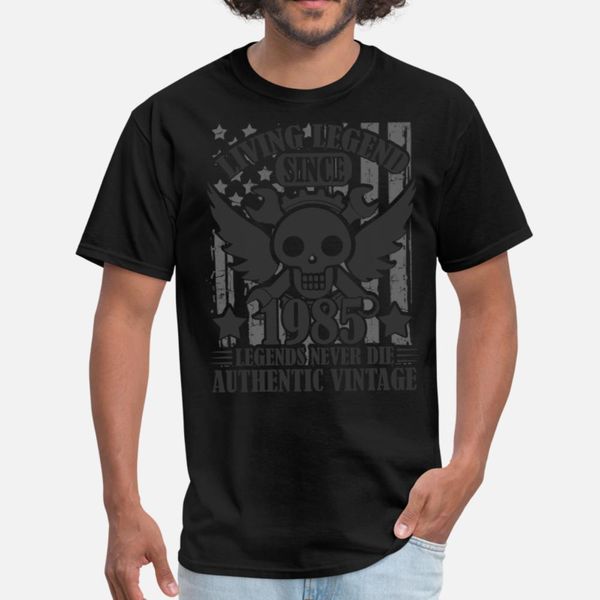 

living 1985 2 t shirt men designs 100% cotton size s-3xl formal sunlight casual spring autumn pattern shirt, White;black