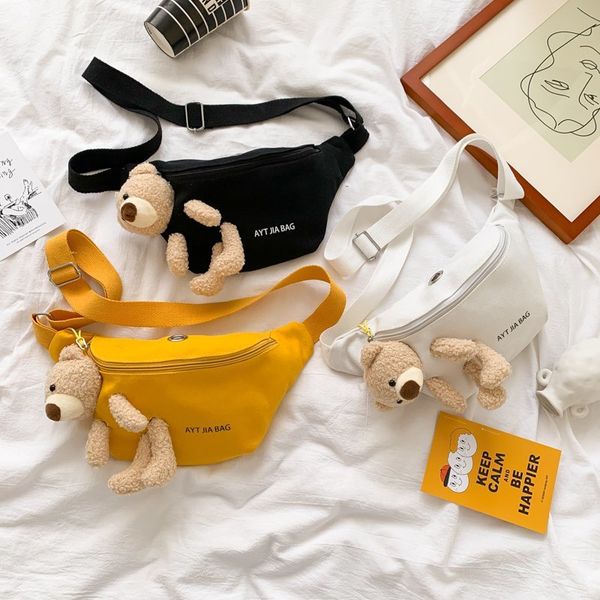 

chest bag women diagonal all-match waist bag messenger women trendy small canvas sports shoulder