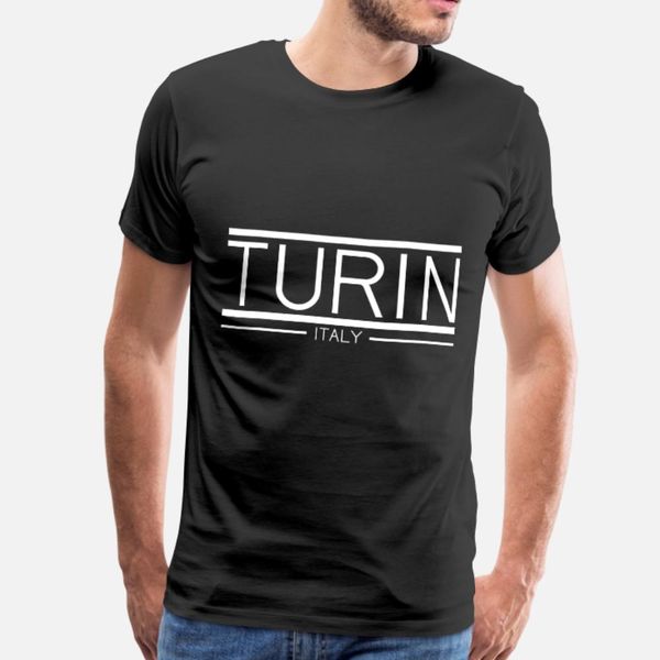 

turin italy t shirt men customize short sleeve s-3xl vintage graphic comical spring autumn letter shirt