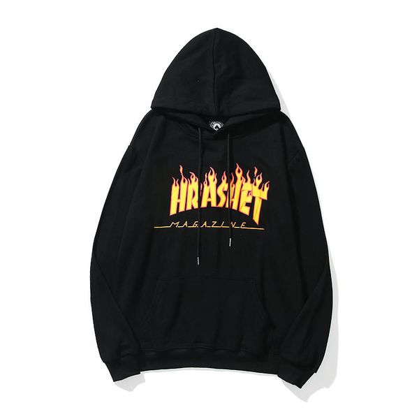 

20fw men women printed hoodies fashion long sleeves sweatshirt with hooded casual letter printed hoodie size s-3xl, Black