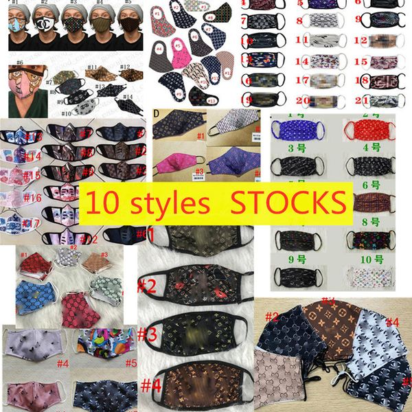 

10pcs designers fashion face mask adults facemasks washable outdoor cycling biker sports face masks casual mouth cover mask d81803, Blue