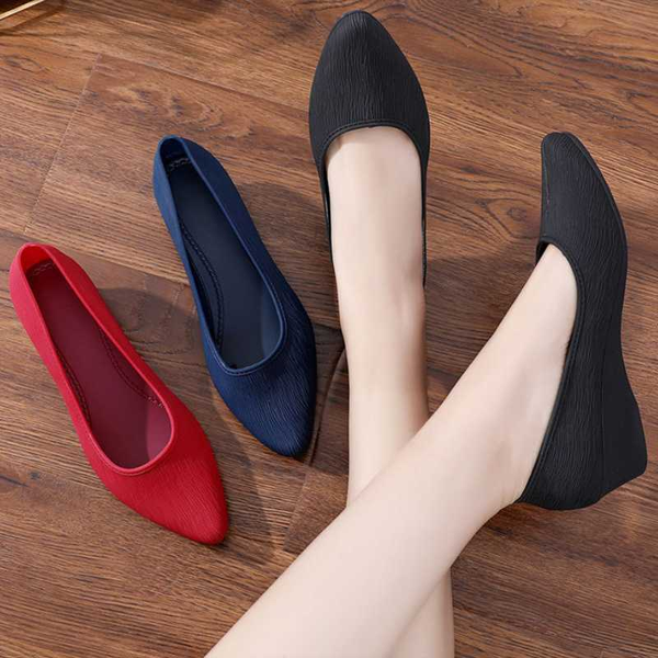 

dress shoes women's fashion high heel beach waterproof, Black