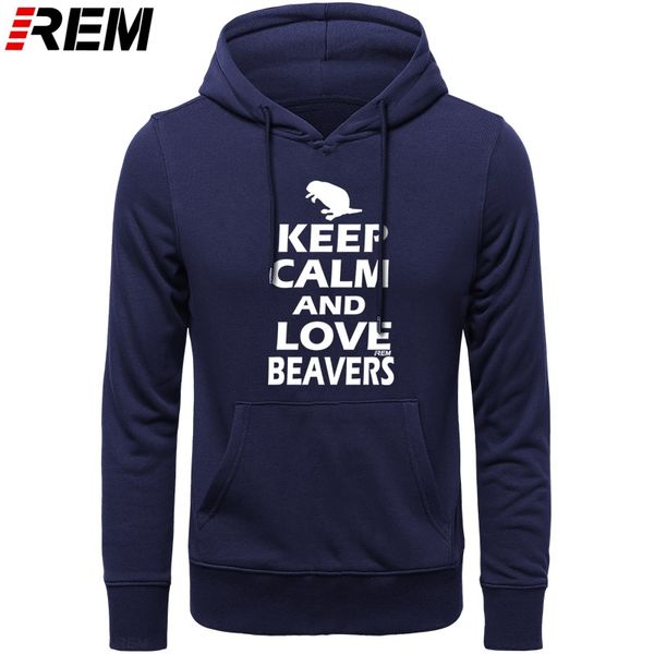 

cool long cotton crew neck keep calm and love beavers animal lover humor hoodies, sweatshirts