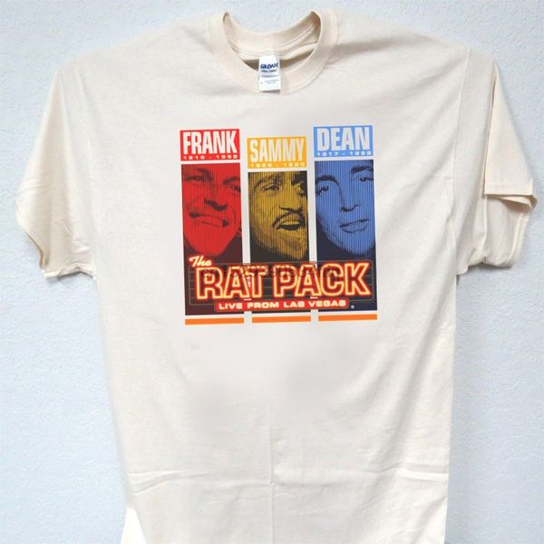 

rat pack лас-вегас смешные прохладный ivory t shirt размеры s 5xl t 1459