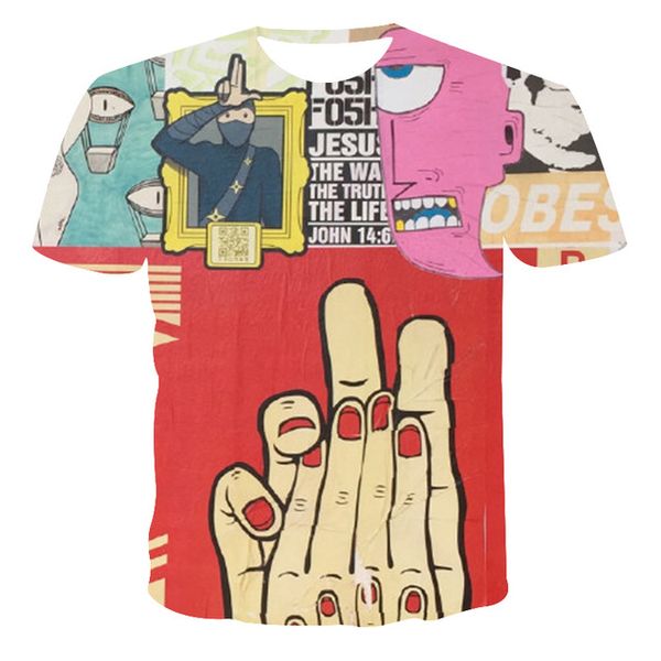 

graffiti style new anime print the 3d print shirts hippie hippie aesthetic men clothing