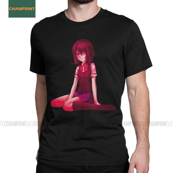 

mei misaki another t-shirts men cotton t shirt kouichi sakakibara manga blood dark school akazawa izumi short sleeve tees