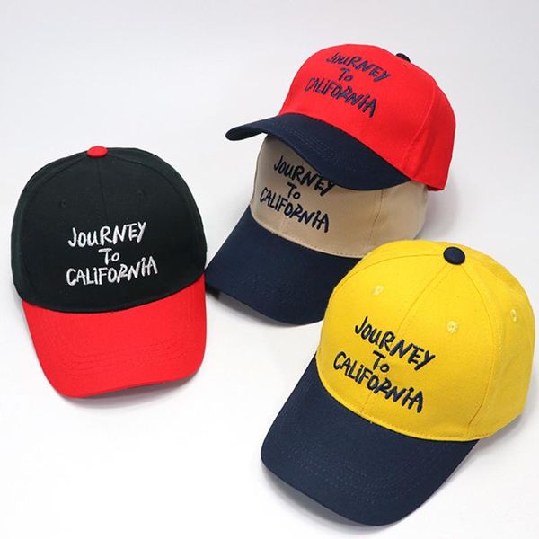 

baby boy hats letter soft cotton sunhat eaves baseball cap sun hat beret (1-4y, Yellow