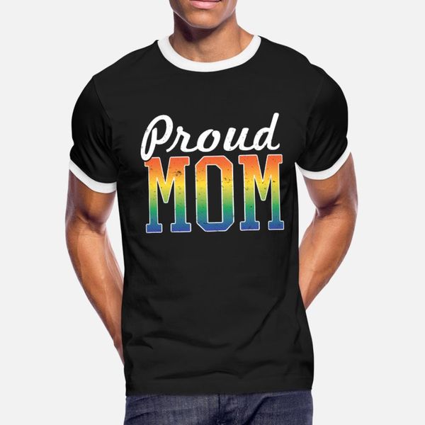 

тенниска мужчины proud mom lgbt gay сын или дочь персонажа с коротким рукавом s-xxxl ьотте фитнес new style spring стандартная рубашка