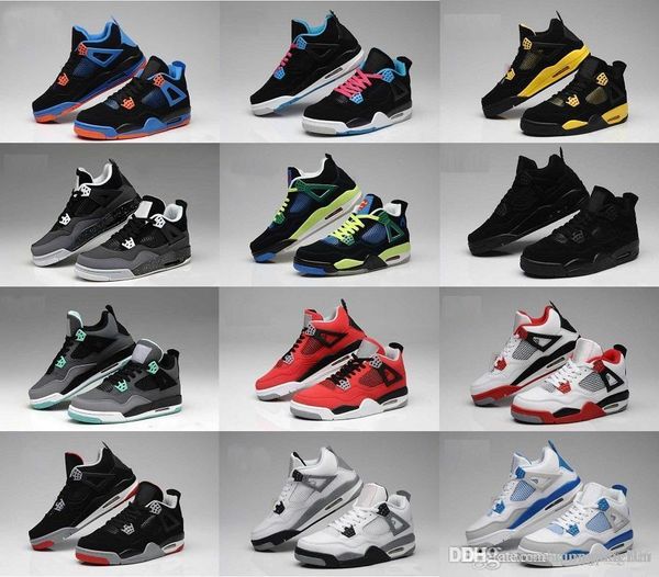 

highest quality4 4s men women basketball air shoes military blue alternate 89 pure money white retro cement royalty b bred red black cat