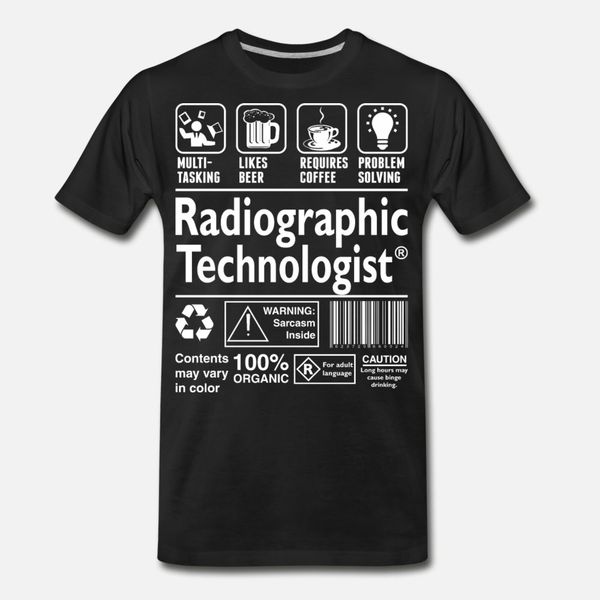 

multi tasking likes beer radiographic technologist t shirt men printing tee shirt round collar solid color gift authentic spring shirt