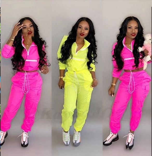 

women patchwork tracksuits cardigan pants 2pcs/set autumn winter zipper outdoor gym sports suit outfits 25sets clothing o-oa6368, Gray